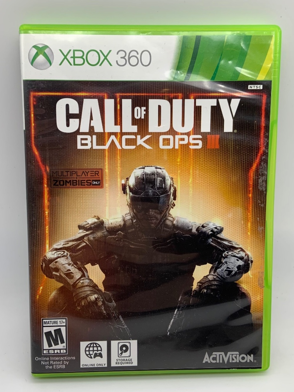 Xbox 360 Call of Duty Black Ops III Game Preowened w/ Case Microsoft